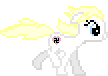 Size: 108x76 | Tagged: safe, artist:anonymous, derpibooru import, oc, oc:aryanne, unofficial characters only, earth pony, pony, animated, aryanbetes, cute, desktop ponies, female, heart, nazi, pixel art, running, simple background, solo, swastika, transparent background