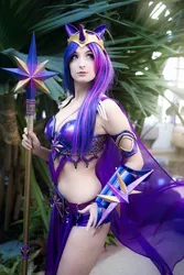 Size: 640x960 | Tagged: armor, armor skirt, artist:joannamaricosplay, clothes, cosplay, costume, derpibooru import, human, irl, irl human, my little pony princess warriors, photo, safe, skirt, solo, staff, twilight sparkle, unconvincing armor