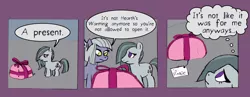 Size: 2432x941 | Tagged: safe, artist:oneovertwo, derpibooru import, limestone pie, marble pie, earth pony, pony, hearthbreakers, comic, duo