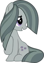 Size: 4000x5730 | Tagged: artist:the-aziz, cute, derpibooru import, grin, hearthbreakers, looking back, marblebetes, marble pie, raised hoof, safe, simple background, sitting, smiling, solo, transparent background, vector