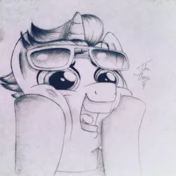 Size: 1024x1024 | Tagged: artist:theasce, canterlot boutique, derpibooru import, faic, fashion plate, fashion reaction, meme, monochrome, safe, solo, sunglasses, traditional art