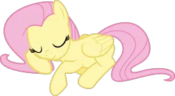 Size: 7198x3981 | Tagged: artist:sapphire-beauty0, derpibooru import, fluttershy, safe, simple background, sleeping, solo, stare master, transparent background, vector