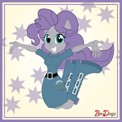 Size: 1500x1500 | Tagged: safe, artist:brodogz, derpibooru import, maud pie, equestria girls, alternate hairstyle, maudie pie, smiling, solo