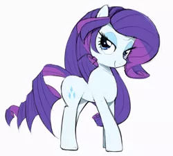 Size: 990x890 | Tagged: safe, artist:30clock, derpibooru import, rarity, equestria girls, alternate hairstyle, looking at you, simple background, solo, white background
