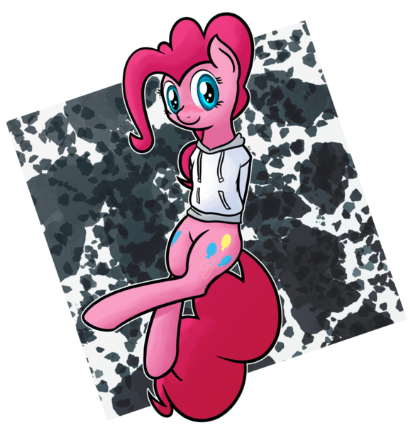 Size: 1024x1069 | Tagged: artist:mang, clothes, derpibooru import, hoodie, pinkie pie, safe, solo