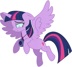 Size: 6600x6100 | Tagged: safe, artist:caliazian, derpibooru import, twilight sparkle, twilight sparkle (alicorn), pony, equestria girls, friendship games, absurd resolution, adobe illustrator, corrupted, corrupted twilight sparkle, flying, looking down, magic capture device, possessed, raised hoof, role reversal, simple background, solo, transparent background, vector