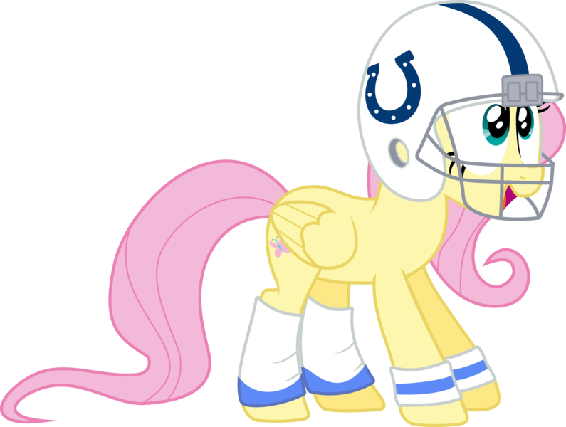 Size: 4000x3019 | Tagged: absurd resolution, american football, artist:ryan1942, cheering, commercial, cute, derpibooru import, fluttershy, helmet, indianapolis colts, nfl, open mouth, safe, shyabetes, simple background, solo, super bowl, super bowl xlix, .svg available, together we make football, transparent background, vector