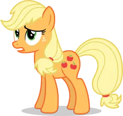 Size: 8520x8041 | Tagged: absurd resolution, applejack, artist:luckreza8, derpibooru import, freckles, hatless, hearthbreakers, inkscape, missing accessory, open mouth, safe, simple background, solo, .svg available, transparent background, vector