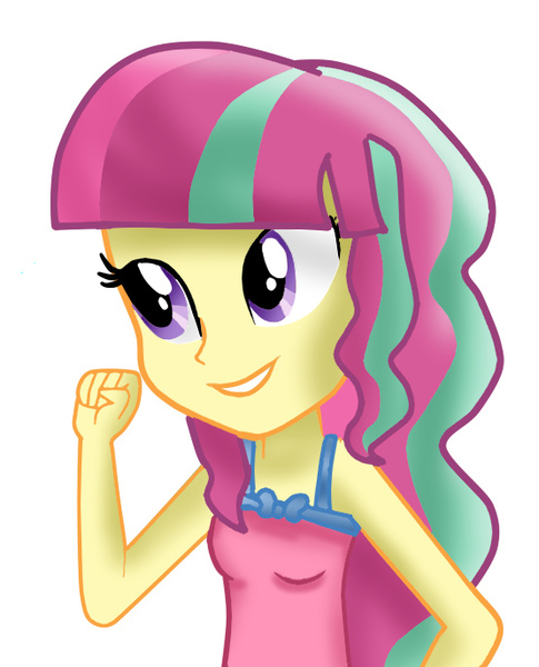 Size: 555x686 | Tagged: safe, artist:hannaspeert123, derpibooru import, sour sweet, equestria girls, friendship games, cute, solo, sourbetes