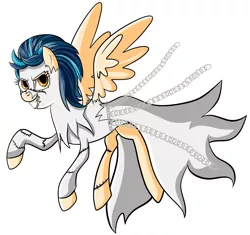 Size: 2677x2516 | Tagged: safe, artist:itsnotdaijoubu, derpibooru import, indigo zap, ponified, ghost, pegasus, pony, equestria girls, friendship games, bedsheet ghost, clothes, costume, equestria girls ponified, halloween, looking at you, solo