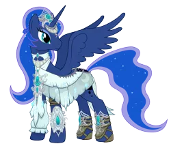 Size: 7292x6250 | Tagged: 2015, absurd resolution, artist:starbolt-81, clothes, crossover, derpibooru import, dress, halloween, nightmare night, priestess, princess luna, safe, simple background, solo, theme, transparent background, vector, warcraft, world of warcraft