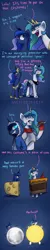 Size: 1200x6000 | Tagged: safe, artist:anticular, derpibooru import, princess celestia, princess luna, alicorn, pony, ask sunshine and moonbeams, cake, cheese, clothes, comic, costume, duo, duo female, female, food, halloween, mare, papyrus, papyrus (undertale), pun, sans (undertale), undertale