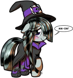 Size: 7153x7611 | Tagged: absurd resolution, artist:gray--day, clothes, costume, cute, derpibooru import, marblebetes, marble pie, safe, simple background, socks, solo, striped socks, transparent background, witch