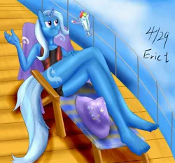 Size: 2048x1902 | Tagged: anthro, artist:erict, barefoot, derpibooru import, feet, plantigrade anthro, suggestive, toes, trixie