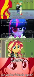 Size: 1274x2856 | Tagged: grimdark, derpibooru import, edit, snails, snips, sunset shimmer, twilight sparkle, equestria girls, friendship games, abuse, abuse edit, black eye, blood, bruised, comic, domestic abuse, edgy, eqg abuse edits, implied murder, now you fucked up, oops, sadism, screencap comic, snuff film, this will end in death, this will end in school shooting, tranquil fury, twilybuse, two kids gon' die tonight, vulgar