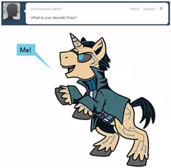 Size: 647x636 | Tagged: crossover, derpibooru import, deus ex, jc denton, ponified, safe