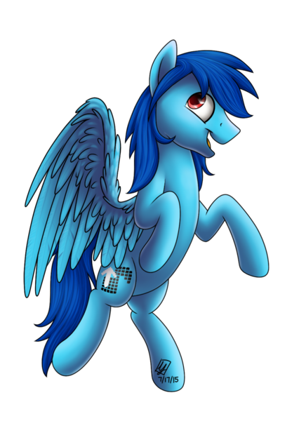 Size: 1006x1450 | Tagged: safe, artist:spacechickennerd, derpibooru import, oc, oc:pixel, unofficial characters only, pegasus, pony, solo