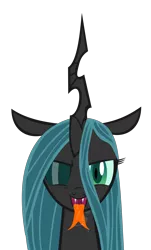 Size: 5414x8976 | Tagged: suggestive, artist:emu34b, derpibooru import, queen chrysalis, absurd resolution, drool, looking at you, maw, mawshot, open mouth, simple background, solo, tongue out, transparent background, uvula, vector, wink