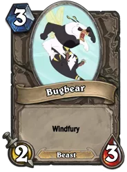 Size: 400x543 | Tagged: safe, derpibooru import, bugbear, card, crossover, hearthstone, trading card