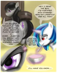 Size: 1216x1553 | Tagged: artist:gunslingerpen, cello, comic, comic:allegrezza, derpibooru import, magic, musical instrument, octavia melody, safe, vinyl scratch