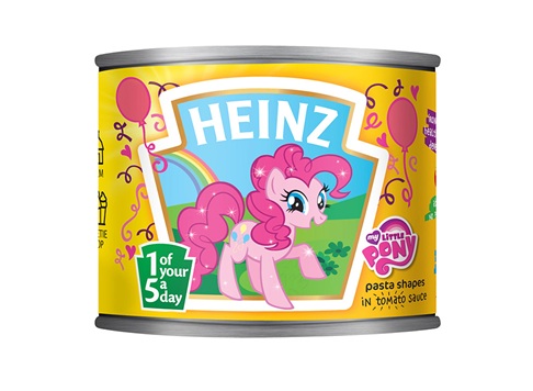 Size: 486x356 | Tagged: derpibooru import, food merchandise, heinz, pasta, pinkie pie, safe