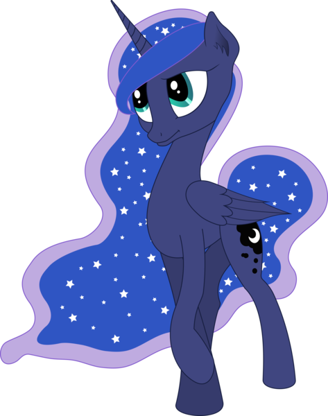 Size: 6303x8000 | Tagged: absurd resolution, artist:pajaga, artist:speedox12, derpibooru import, princess luna, safe, simple background, solo, transparent background, vector