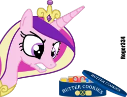 Size: 1400x1070 | Tagged: angry, artist:roger334, butter cookies, derpibooru import, disappointed, grin, needle, ponyscape, princess cadance, safe, scissors, simple background, solo, thread, transparent background, vector