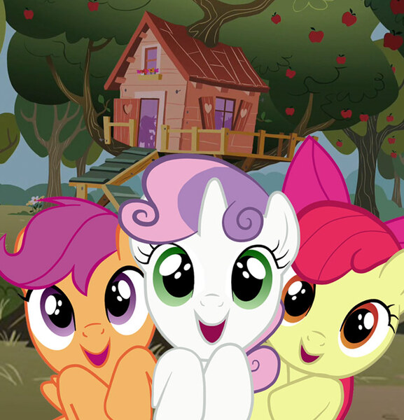 Size: 716x744 | Tagged: apple bloom, cutie mark crusaders, derpibooru import, game, hasbro, official, quiz game, safe, scootaloo, sweetie belle