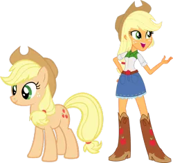 Size: 900x850 | Tagged: safe, artist:quanxaro, derpibooru import, part of a set, applejack, equestria girls, human ponidox, palette swap, simple background, transparent background, vector