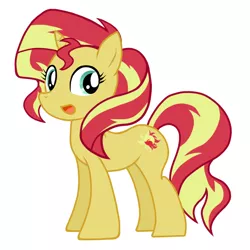 Size: 1280x1280 | Tagged: safe, artist:zat, derpibooru import, sunset shimmer, pony, unicorn, equestria girls, solo