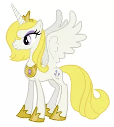 Size: 630x700 | Tagged: artist:durpy, derpibooru import, palette swap, princess luna, princess surprise, s1 luna, safe, simple background, solo, surprise