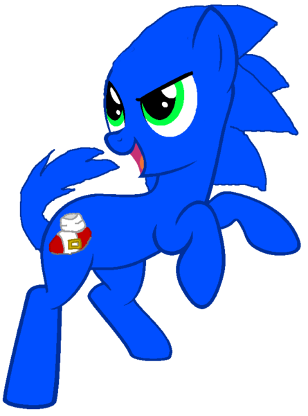 Size: 679x915 | Tagged: safe, artist:drugzrbad, artist:yamikarishadow6, derpibooru import, ponified, pony, 1000 hours in ms paint, ms paint, solo, sonic the hedgehog, sonic the hedgehog (series)