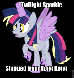 Size: 482x504 | Tagged: alicorn, alicorn costume, artist:karmadash, clothes, costume, derpibooru import, derpicorn, derpy hooves, fake alicorn, fake horn, fake wings, female, frown, mare, nightmare night, nightmare night costume, open mouth, race swap, raised hoof, safe, scare master, seems legit, simple background, solo, spread wings, text, toilet paper roll, toilet paper roll horn, twilight muffins, twilight sparkle, twilight sparkle (alicorn), twilight sparkle costume, vector, wig