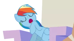 Size: 5120x2880 | Tagged: absurd resolution, artist:chrisps2, derpibooru import, eyes closed, rainbow dash, safe, simple background, solo, the lost treasure of griffonstone, transparent background, vector, yawn