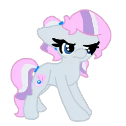 Size: 1200x1200 | Tagged: artist:spottedpool90, derpibooru import, magical lesbian spawn, oc, oc:pearlie white, offspring, parent:diamond tiara, parent:silver spoon, parents:silvertiara, safe, unofficial characters only