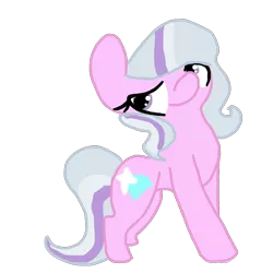 Size: 1200x1200 | Tagged: artist:spottedpool90, derpibooru import, magical lesbian spawn, oc, oc:pure gemstone, offspring, parent:diamond tiara, parent:silver spoon, parents:silvertiara, safe, unofficial characters only