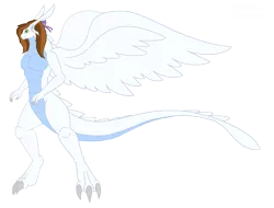 Size: 2556x1940 | Tagged: artist:pyrus-leonidas, derpibooru import, dragon, dragonified, kaiju, kaijufied, oc, oc:angelic harmony, safe, species swap, unofficial characters only