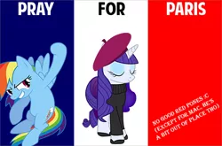 Size: 600x397 | Tagged: derpibooru import, paris, rainbow dash, rarity, safe, stand with paris