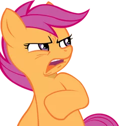 Size: 2111x2235 | Tagged: derpibooru import, ew gay, meme, safe, scootaloo, simple background, solo, transparent background