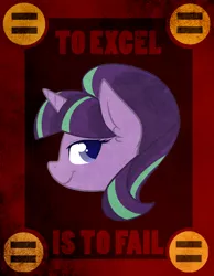 Size: 2716x3500 | Tagged: artist:voraire, communism, derpibooru import, equal cutie mark, poster, propaganda, s5 starlight, safe, solo, stalin glimmer, starlight glimmer, the cutie map