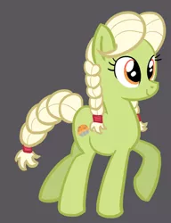 Size: 596x775 | Tagged: artist:paking pie, derpibooru import, granny smith, safe, solo, younger, young granny smith