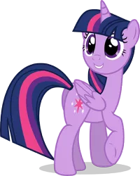 Size: 7000x8765 | Tagged: safe, artist:luckreza8, derpibooru import, twilight sparkle, twilight sparkle (alicorn), alicorn, pony, the hooffields and mccolts, .svg available, absurd resolution, cute, female, inkscape, looking back, mare, plot, raised hoof, simple background, solo, transparent background, twiabetes, vector