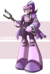 Size: 1600x2400 | Tagged: armor, artist:thegreatrouge, badass, capcom, cape, clothes, crossover, derpibooru import, gate, human, humanized, megaman, megaman x, s5 starlight, safe, solo, staff, staff of sameness, starlight glimmer