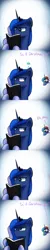 Size: 1200x6000 | Tagged: safe, artist:anticular, derpibooru import, princess celestia, princess luna, alicorn, pony, ask sunshine and moonbeams, book, christmas, comic, cute, dialogue, duo, duo female, female, hat, mare, reading, santa hat, tumblr, unamused