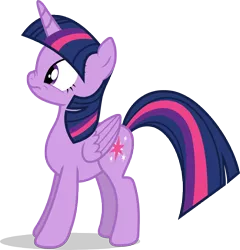 Size: 8000x8339 | Tagged: safe, artist:luckreza8, derpibooru import, twilight sparkle, twilight sparkle (alicorn), alicorn, pony, the hooffields and mccolts, .svg available, absurd resolution, boop, female, inkscape, mare, offscreen character, scrunchy face, simple background, solo, transparent background, vector