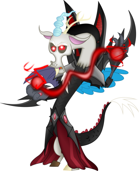 Size: 1024x1259 | Tagged: alarak, artist:theshadowstone, crossover, derpibooru import, discord, john de lancie, safe, simple background, solo, starcraft, starcraft 2, transparent background, vector, voice actor joke