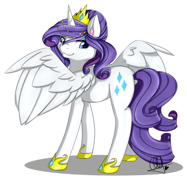 Size: 1000x967 | Tagged: safe, artist:pillonchou, derpibooru import, rarity, alicorn, pony, alicorn princess, alicornified, large wings, princess rarity, race swap, raricorn, signature, simple background, solo, spread wings, transparent background, wings