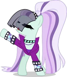Size: 3470x4000 | Tagged: absurd resolution, artist:xebck, bracelet, clothes, coloratura, countess coloratura, derpibooru import, eyes closed, ponytail, raised hoof, safe, simple background, singing, solo, that was fast, the mane attraction, transparent background, vector
