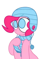 Size: 698x977 | Tagged: safe, artist:mr. rottson, derpibooru import, pinkie pie, solo, winter outfit