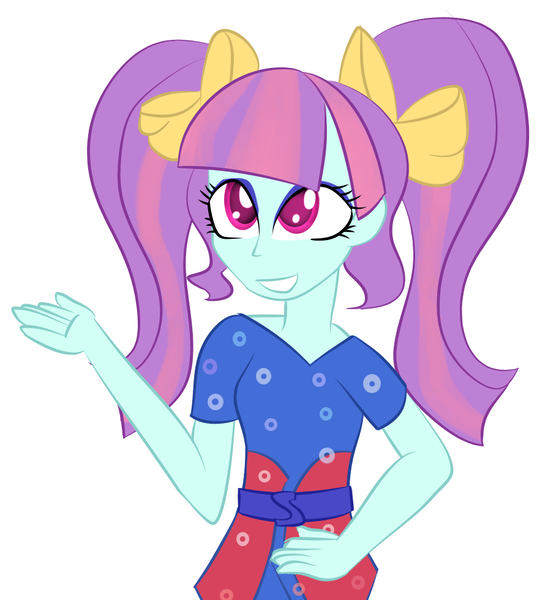 Size: 895x980 | Tagged: safe, artist:berrypunchrules, derpibooru import, sunny flare, equestria girls, friendship games, adoraflare, alternate costumes, alternate hairstyle, cute, solo